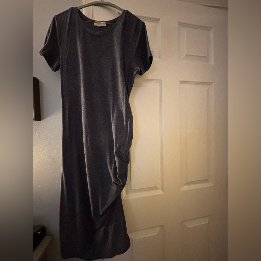 Treasure & Bond Heather blue Midi Dress
